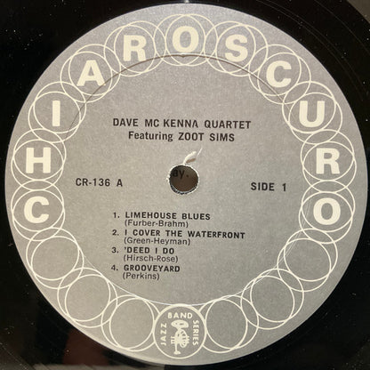 Dave McKenna Quartet Featuring Zoot Sims : Dave McKenna Quartet Featuring Zoot Sims (LP, Album)