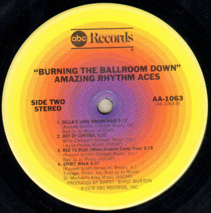 The Amazing Rhythm Aces : Burning The Ballroom Down (LP, Album, San)