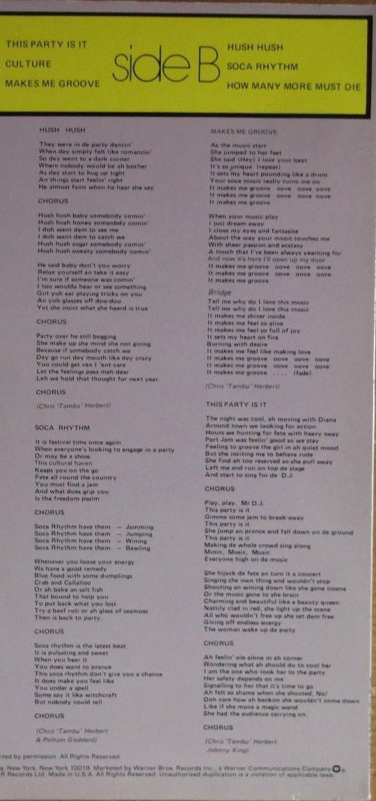 Tambu / Charlies Roots : Culture (LP, Album)