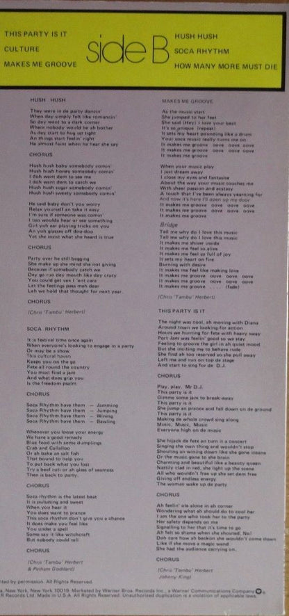 Tambu / Charlies Roots : Culture (LP, Album)