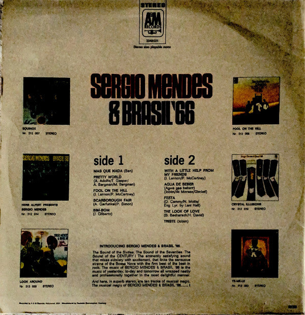 Sérgio Mendes & Brasil '66 : Introducing Sergio Mendes & Brasil '66 (LP, Comp)