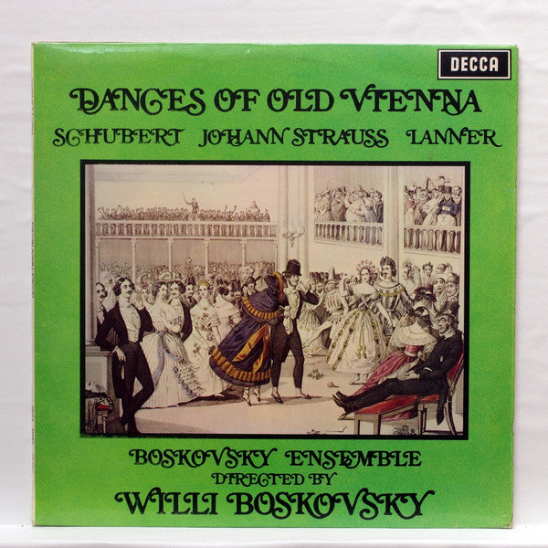 Franz Schubert, Johann Strauss Sr., Josef Lanner, The Boskovsky Ensemble Directed By Willi Boskovsky : Dances Of Old Vienna (LP, RP)