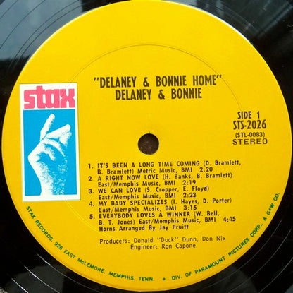 Delaney & Bonnie : Home (LP, Album)