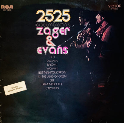 Zager & Evans : 2525 (Exordium & Terminus) (LP, Album)