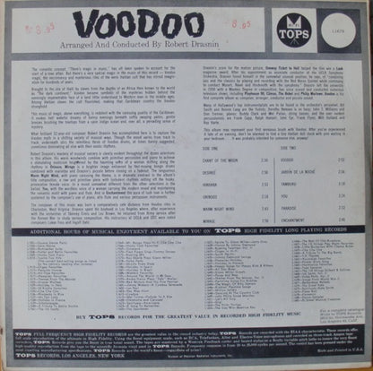 Robert Drasnin : Voodoo Exotic Music From Polynesia And The Far East (LP, Album, Mono)