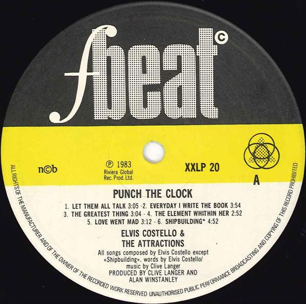 Elvis Costello & The Attractions : Punch The Clock (LP, Album)