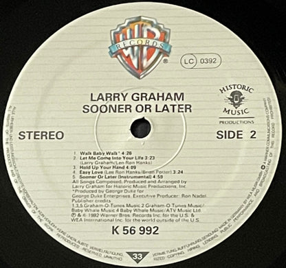 Larry Graham : Sooner Or Later (LP, Album)