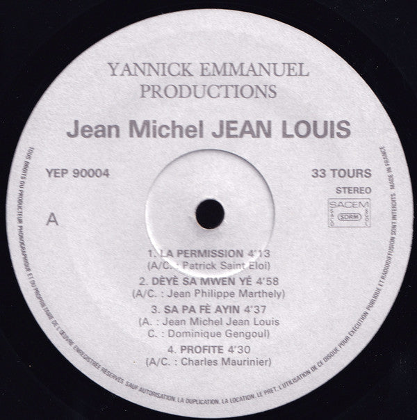 Jean-Michel Jean-Louis : Jean Michel Jean Louis (LP)