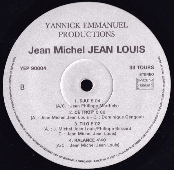 Jean-Michel Jean-Louis : Jean Michel Jean Louis (LP)