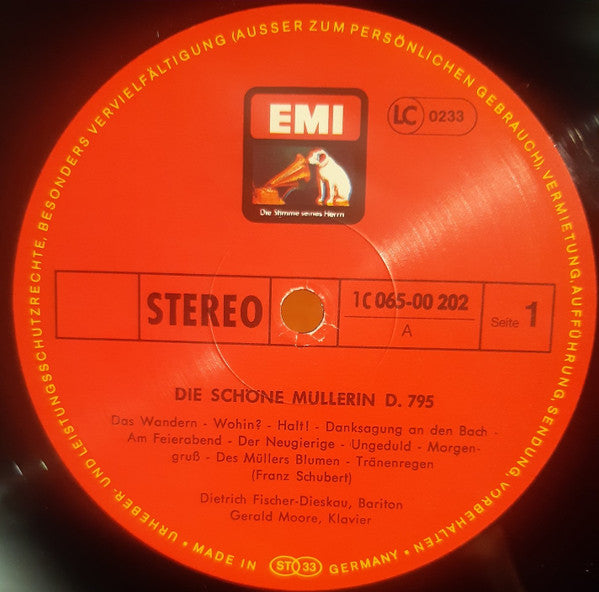 Franz Schubert - Dietrich Fischer-Dieskau, Gerald Moore : Die Schöne Müllerin D 795 (LP, RE, Gat)