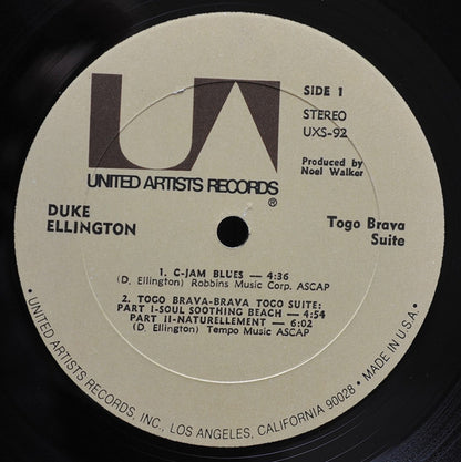 Duke Ellington : Togo Brava Suite (2xLP, Album, Gat)