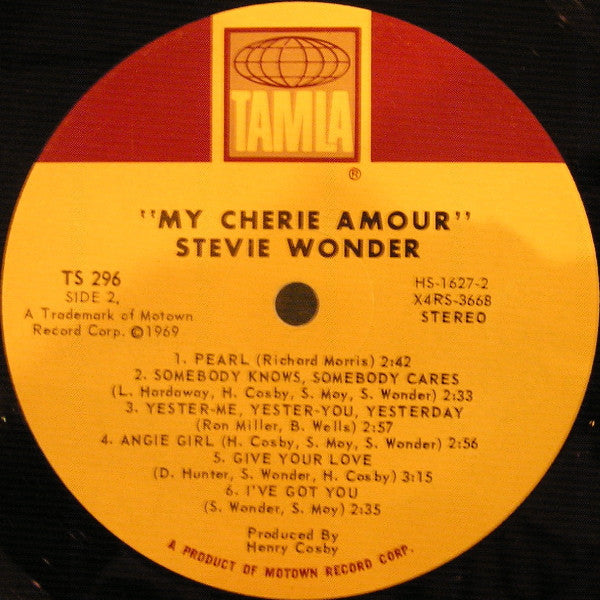 Stevie Wonder : My Cherie Amour (LP, Album, Ind)