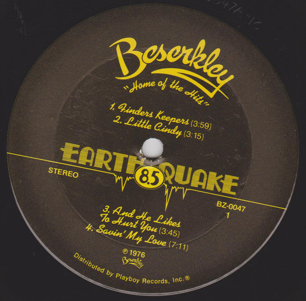 Earth Quake (2) : 8.5 (LP, Album, Pit)