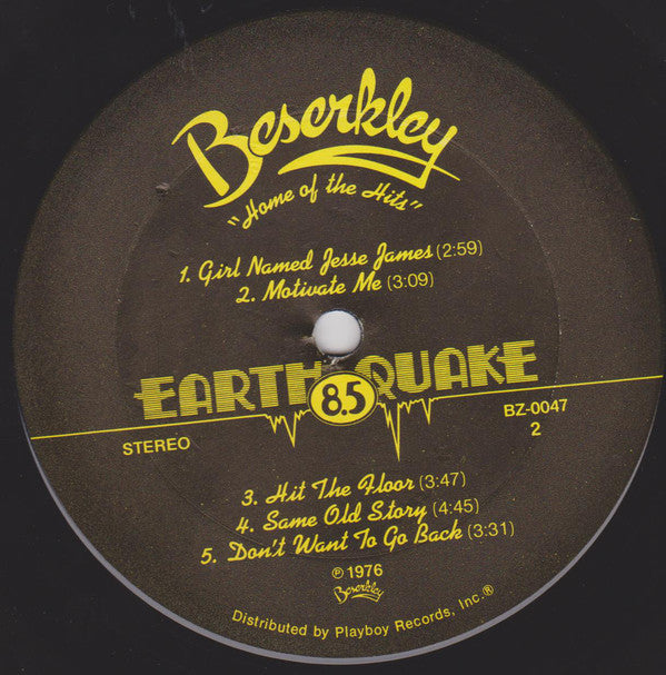 Earth Quake (2) : 8.5 (LP, Album, Pit)