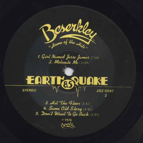 Earth Quake (2) : 8.5 (LP, Album, RP)