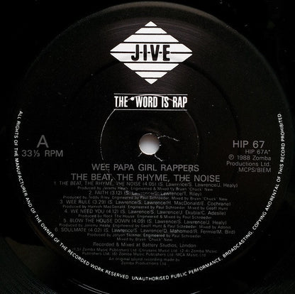 Wee Papa Girl Rappers : The Beat, The Rhyme, The Noise (LP, Album)