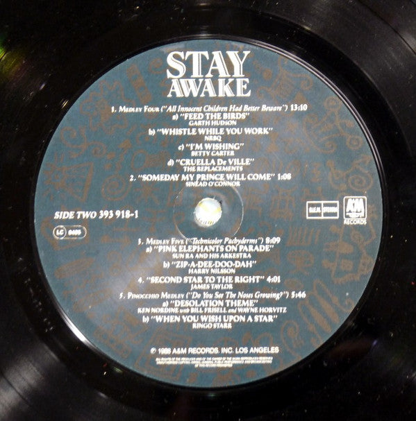 Various : Stay Awake (Various Interpretations Of Music From Vintage Disney Films) (LP, Album)