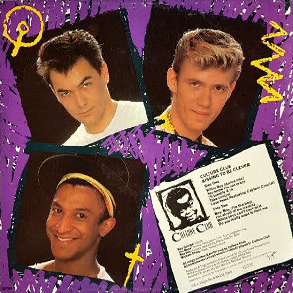 Culture Club : Kissing To Be Clever (LP, Album)