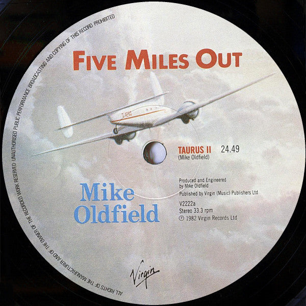 Mike Oldfield : Five Miles Out (LP, Album, Gat)