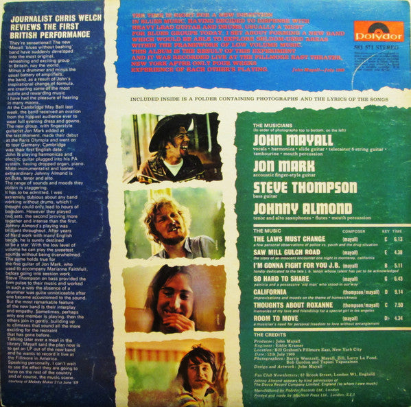 John Mayall : The Turning Point (LP, Album)