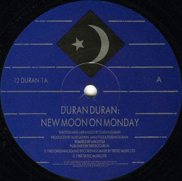 Duran Duran : New Moon On Monday (12", Single)