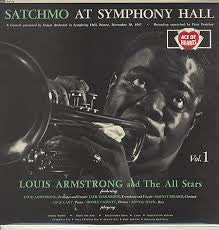 Louis Armstrong And His All-Stars : Satchmo At Symphony Hall (LP, Mono, RE)