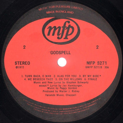 "Godspell" Cast, Chorus And Accompaniment : Godspell (LP, Album)