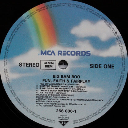 Big Bam Boo : Fun, Faith, & Fairplay (LP, Album)