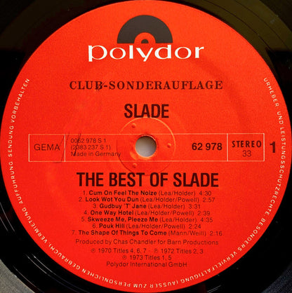 Slade : The Best Of Slade (LP, Comp, Clu)