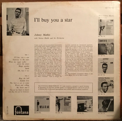 Johnny Mathis, Nelson Riddle And His Orchestra : I’ll Buy You A Star (LP, Album)