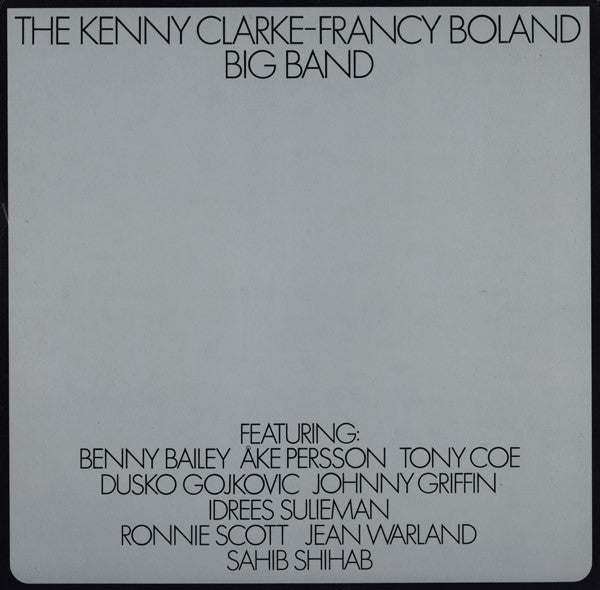 Clarke-Boland Big Band : Fellini 712 (LP, Album)