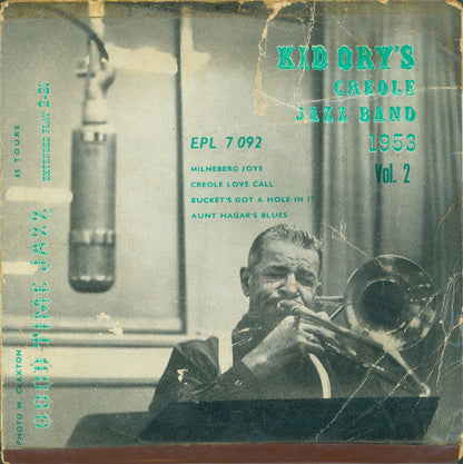 Kid Ory And His Creole Jazz Band : Kid Ory's Creole Jazz Band 1953 Vol. 2 (7", EP, RE)