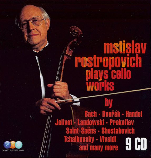 Mstislav Rostropovich : Plays Cello Works (9xCD, Comp + Box, Comp)