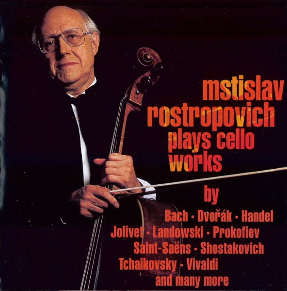 Mstislav Rostropovich : Plays Cello Works (9xCD, Comp + Box, Comp)