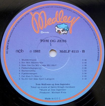 Tom & Jess : Tom & Jess (LP, Album)