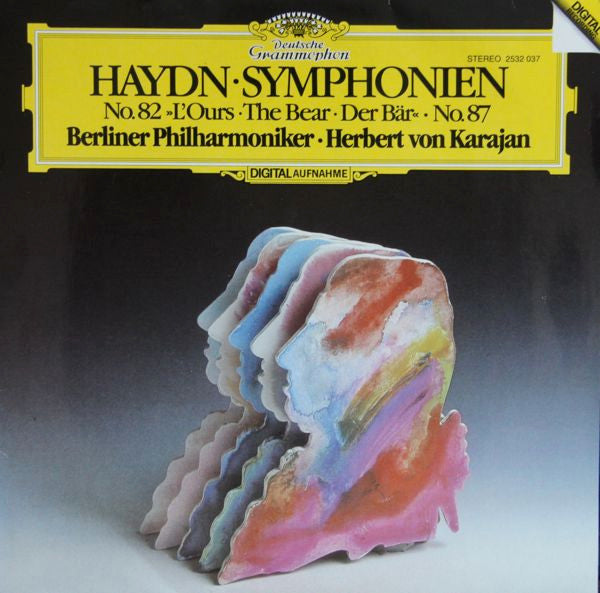 Joseph Haydn, Berliner Philharmoniker, Herbert Von Karajan : Symphonien No. 82 »L'Ours • The Bear • Der Bär« • No. 87 (LP, Album)