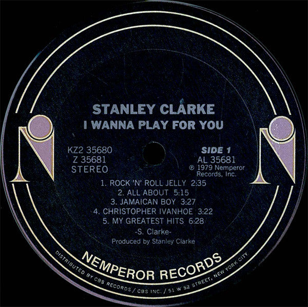 Stanley Clarke : I Wanna Play For You (2xLP, Album)