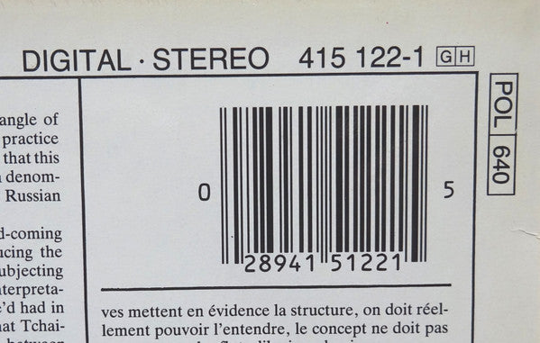 Pyotr Ilyich Tchaikovsky, London Symphony Orchestra, Ivo Pogorelich · Claudio Abbado : Klavierkonzert No. 1 (LP)