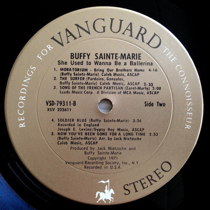 Buffy Sainte-Marie : She Used To Wanna Be A Ballerina (LP, Album)