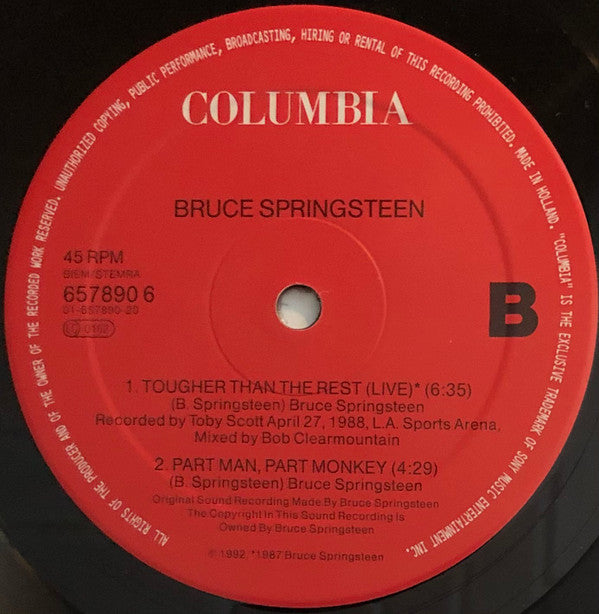 Bruce Springsteen : Better Days (12", Single)