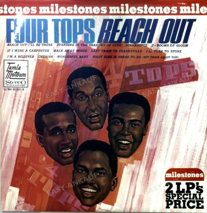 Four Tops : Four Tops Reach Out / Four Tops Live (2xLP, Album, Comp)