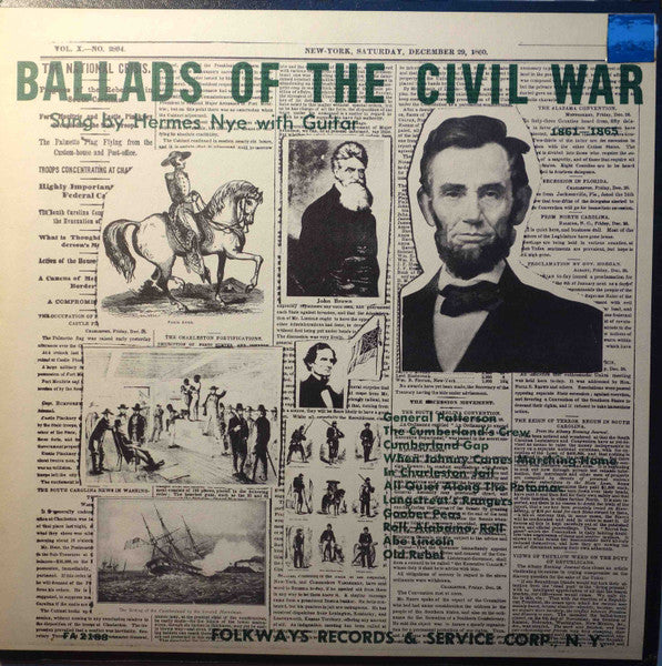 Hermes Nye : Ballads Of The Civil War, Vol. 2 (10", Album)