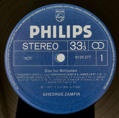 Gheorghe Zamfir : Star Für Millionen (LP, Comp)