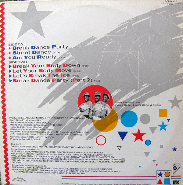 Break Machine : Break Machine (LP, Album)