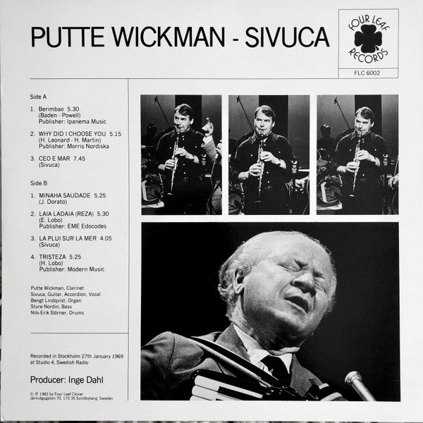 Putte Wickman & Sivuca : Putte Wickman & Sivuca (LP, Album)