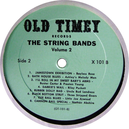 Various : Old Time Southern Dance Music : The String Bands Vol 2 (LP, Comp, RP)