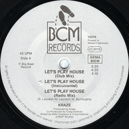 Kraze : Let's Play House (12", Maxi)