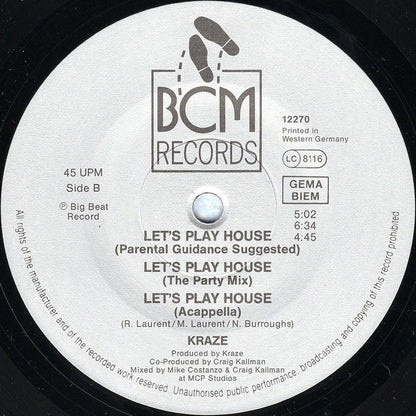 Kraze : Let's Play House (12", Maxi)