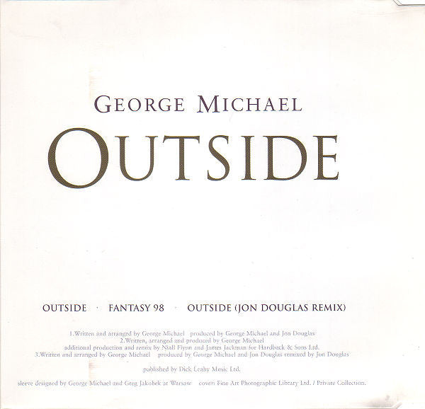 George Michael : Outside (CD, Maxi, J-c)