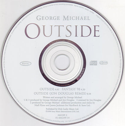 George Michael : Outside (CD, Maxi, J-c)